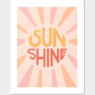 Sunshine Hand Lettering Posters and Art